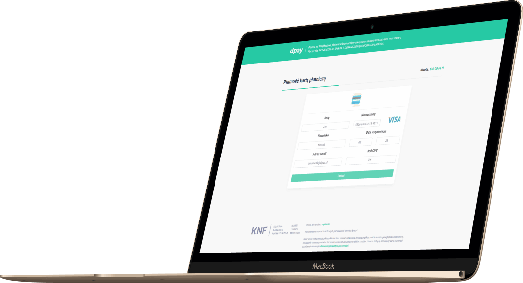 creditcard payment macbook mockup